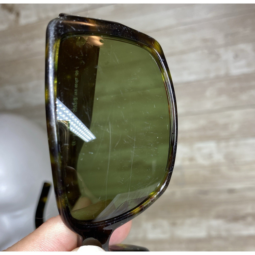 Gucci Sunglasses Unisex GG 2563/S Brown Tortoise Green Lens Italy Vintage - Picture 8 of 16